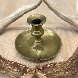 Vintage Brass Candle Holder